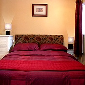 double bedrom of Balcary Bothy