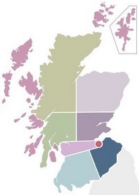 map of Scotland