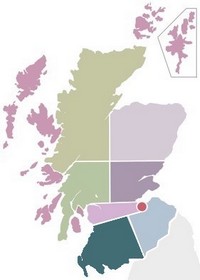 map of Scotland