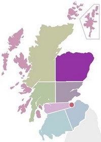 map of Scotland