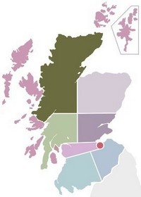 map of Scotland
