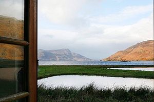 holiday cottage with view