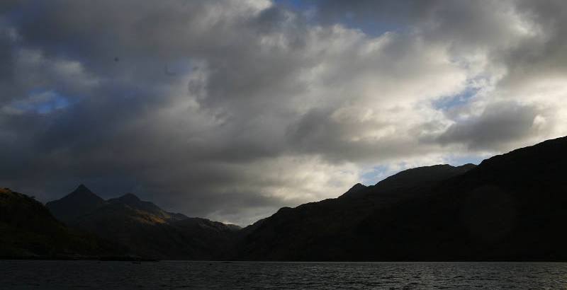cottages by loch Scotland