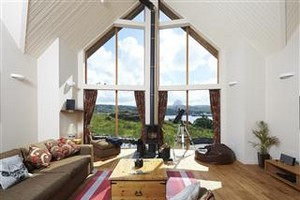 holiday cottage with view