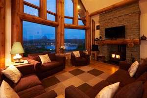 holiday cottage with view